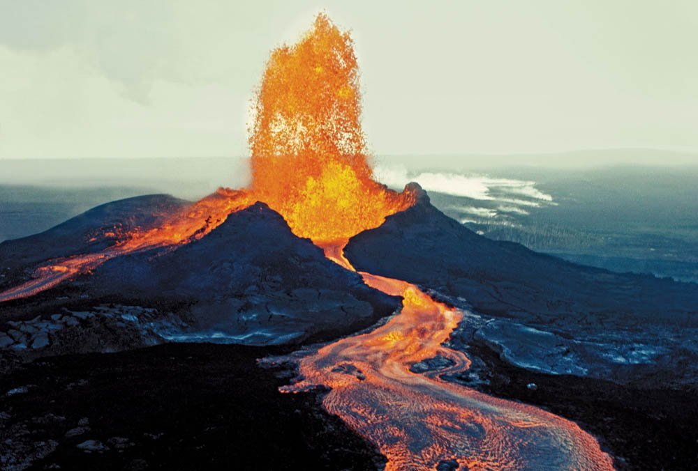 Massive Eruption of Kilauea Volcano, Hawaii