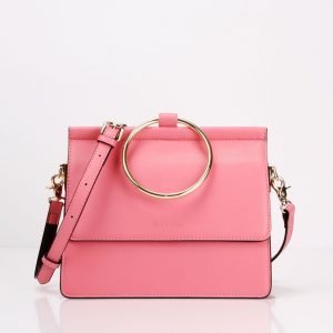 belle and bloom pink handbag