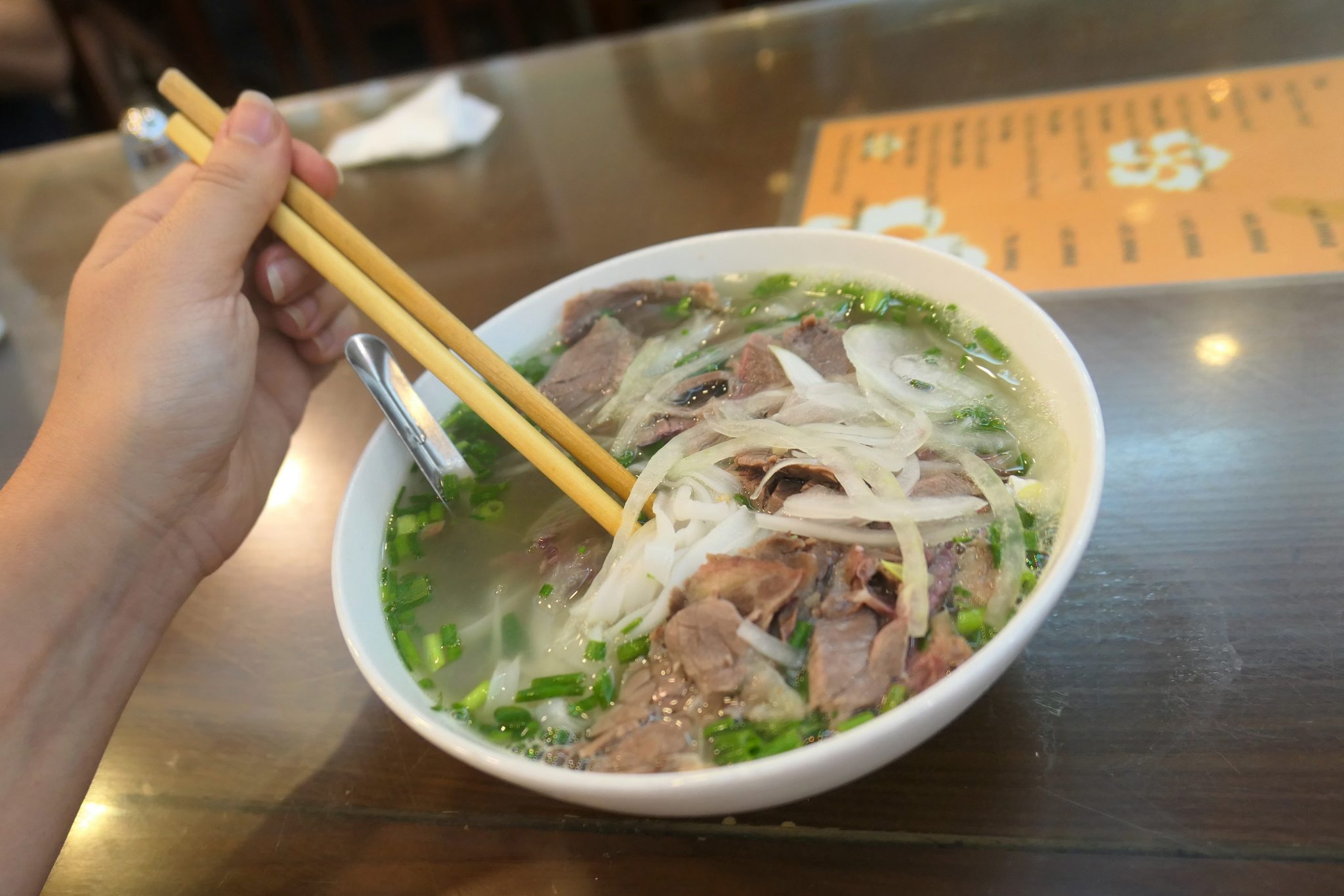 Pho bo soup